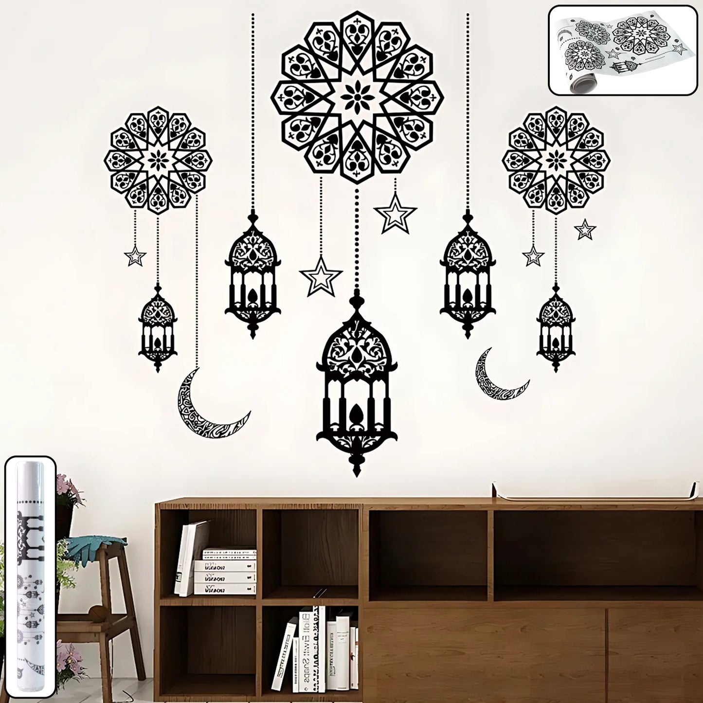 Decorative Wall Sticker 90x30 Cm (1 Pc)