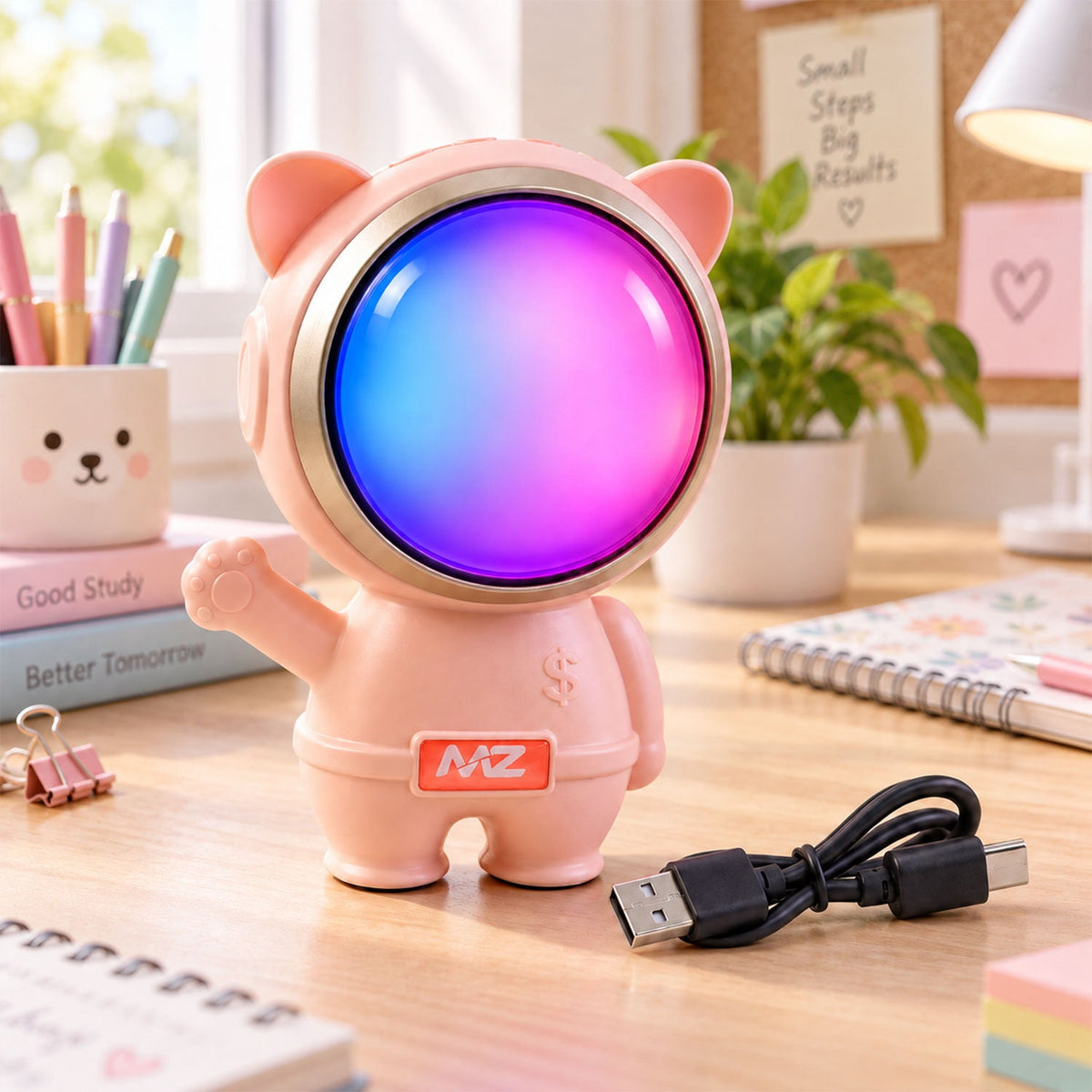 Astronaut Wireless Bluetooth Speaker With Color Changing Light And Usb-c Bis Certified (1 Pc)