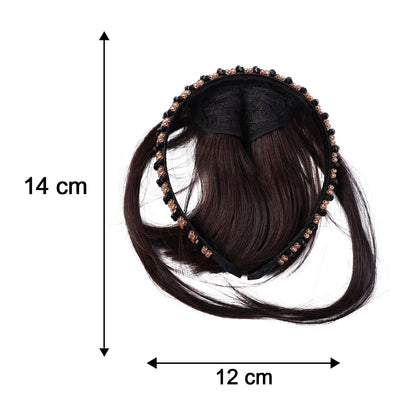 Clip In Hair Bangs  Natural Look Synthetic Hair Extensions For Women