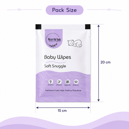 Soft Snuggles Baby Wet Wipes Gentle Soft Cleansing For Babies Kids (1 Pc)