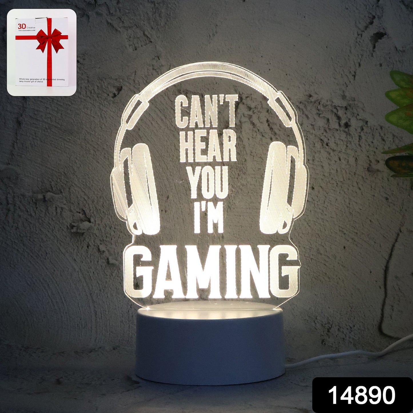 3d Acrylic Led Night Lamps  (1 Pc  Mix Design)