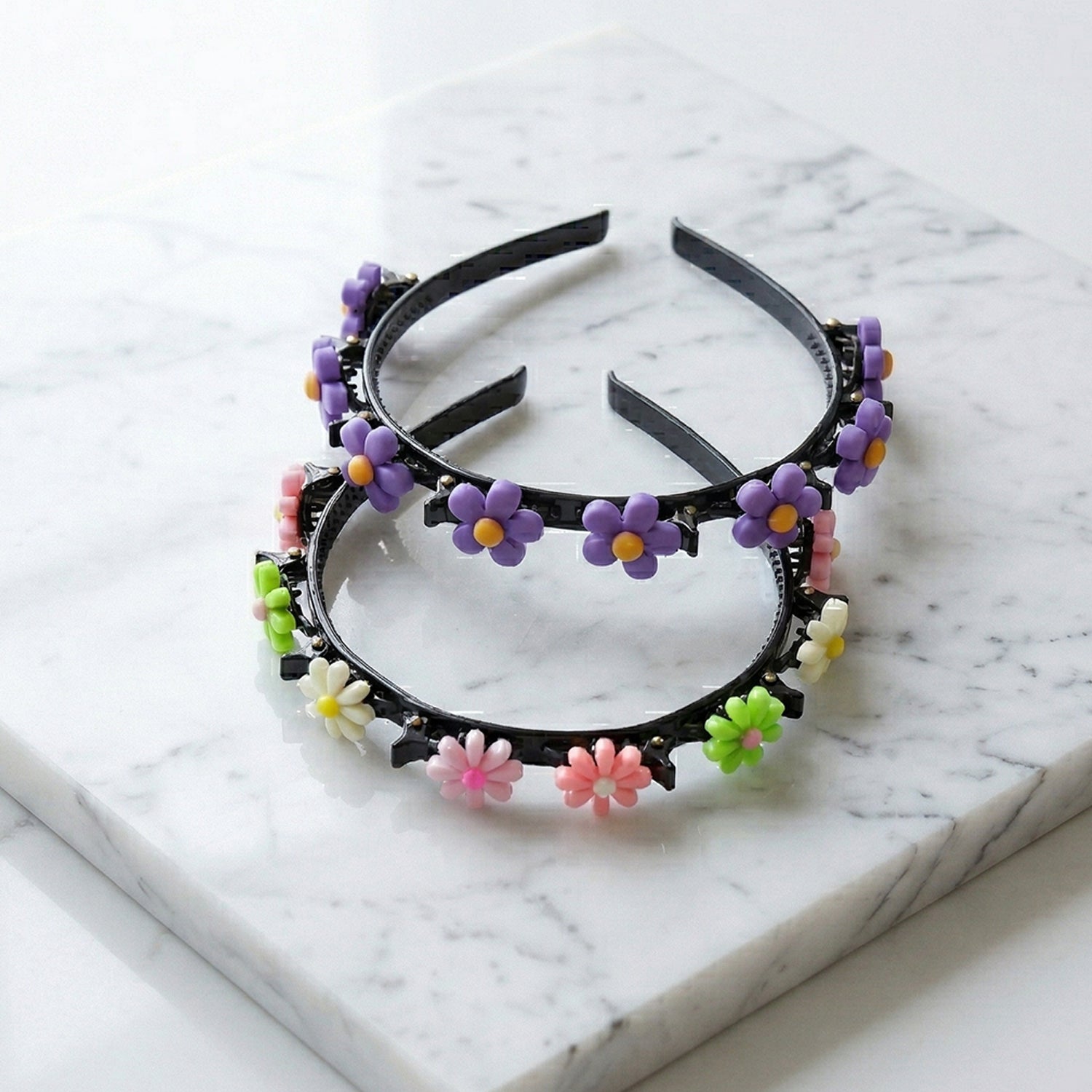 Decorative Floral Beaded Hairband For Women  Girls (1 Pc Mix Design)