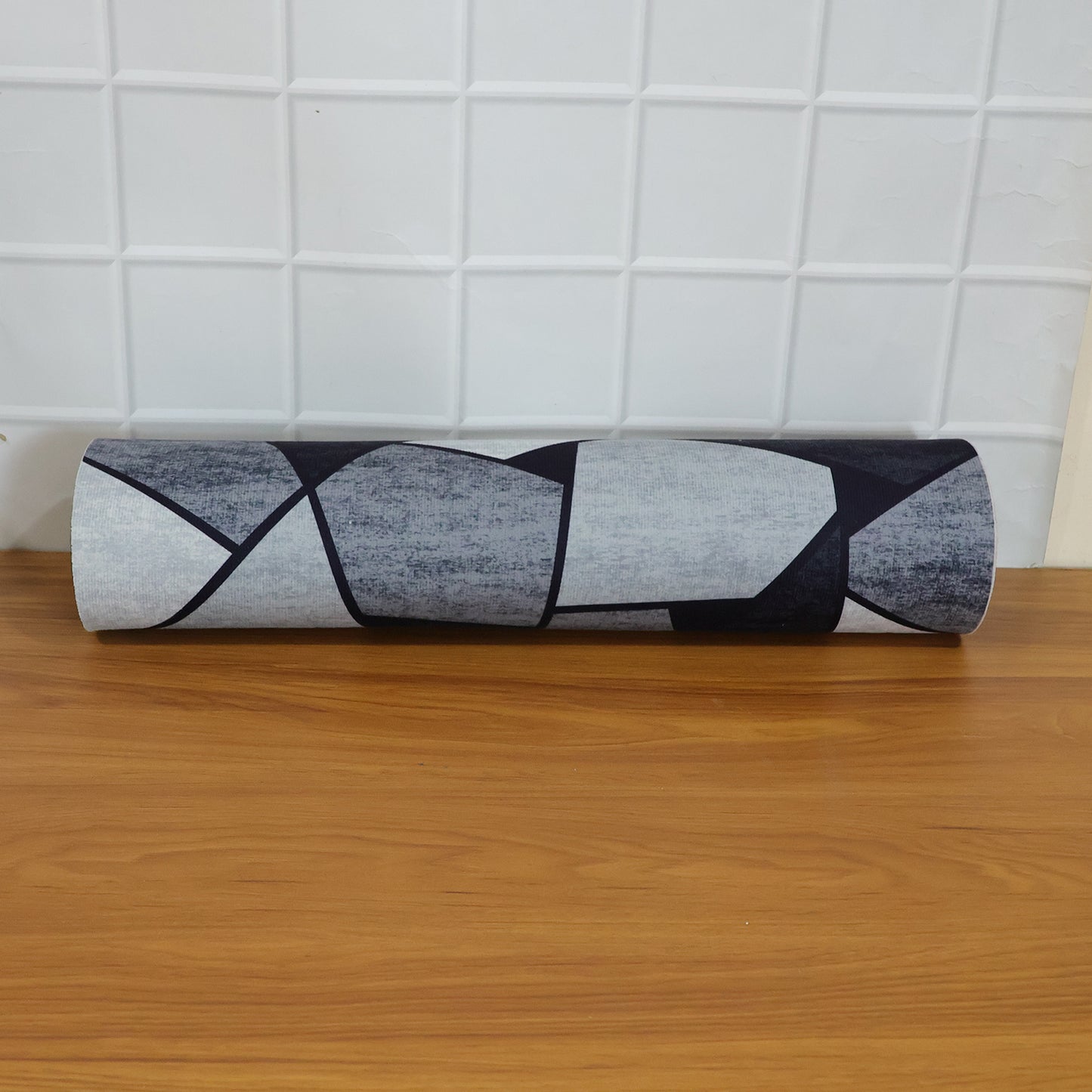 Geometric Anti Slip Door Floor Mat (1 Pc 90x60 Cm)
