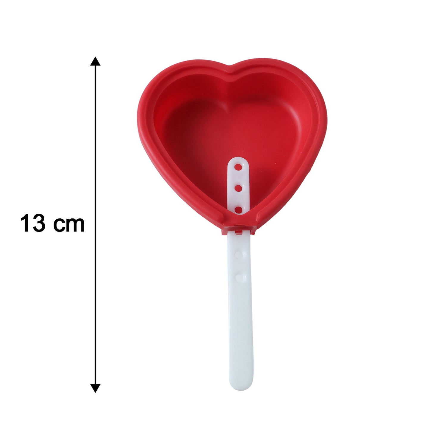 Premium Heart Shape Silicone Popsicle Mold Set 4 Pc