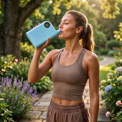 Water Bottle  Slim Portable  Leak-resistant For Daily Use