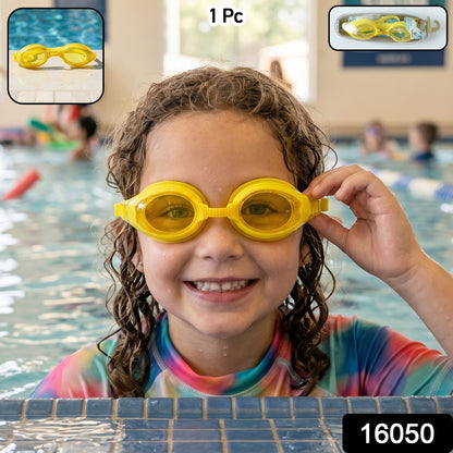 Kids Colorful Swimming Goggles With Anti-leak Seal And Adjustable Strap  1 Pc