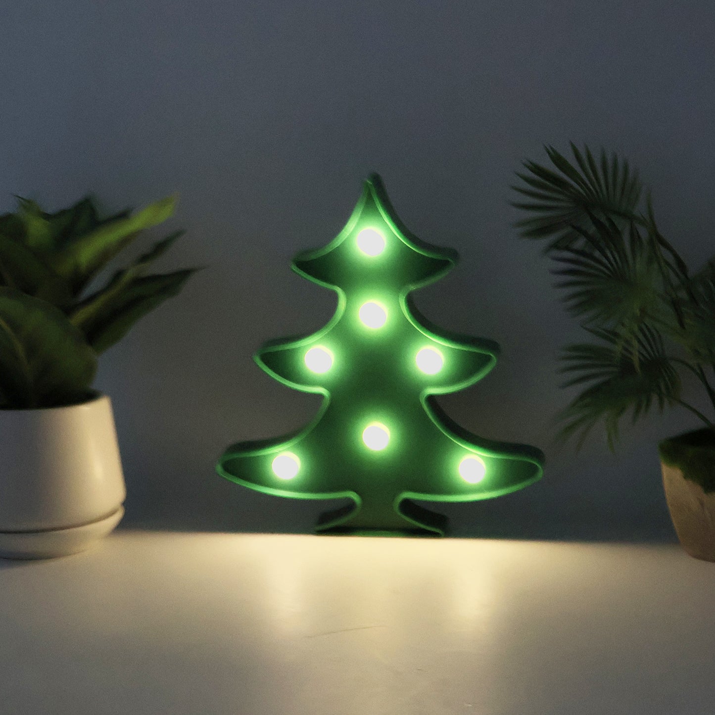 Christmas Tree Shape Led Decorative Night Light (1 Pc)