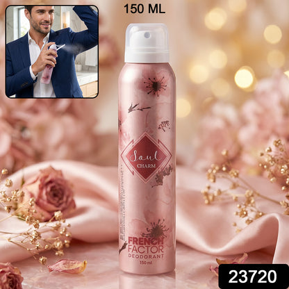 French Factor Soul Charm Deodorant Body Spray (1 Pc 150 Ml)