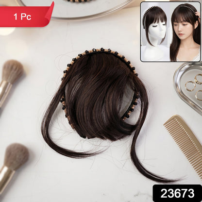 Clip In Hair Bangs  Natural Look Synthetic Hair Extensions For Women