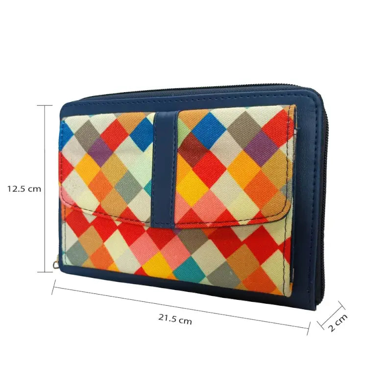 Stylish Crossbody Blue For Women & Girls (Wallet) Made With Vegan Leather