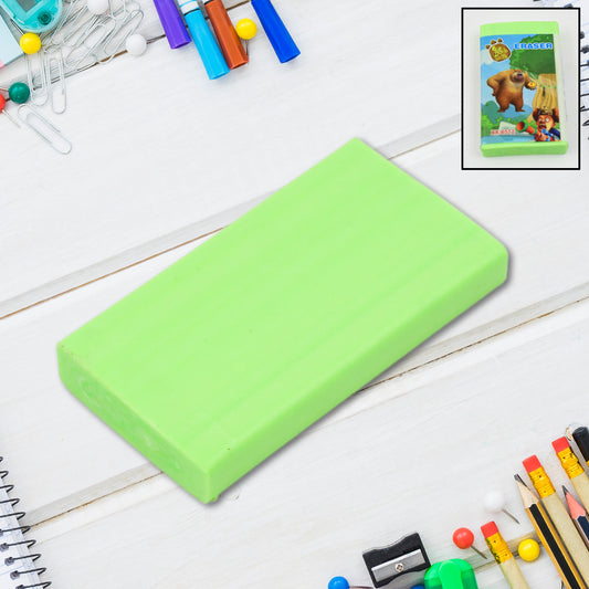 Wukusy stylish eraser with mixed design, ideal for office use, featuring colorful and decorative patterns on a single eraser.