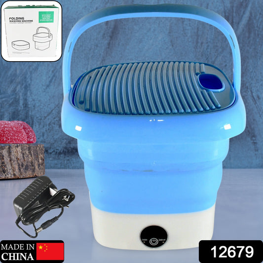 Wukusy portable mini washing machine and dryer combo for travel, camping, RV, dorm, and small laundry needs, suitable for underwear and socks