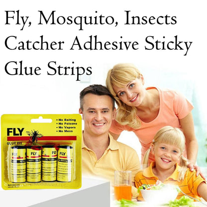 Wukusy 1474 Fly Mosquito Insects Catcher with adhesive sticky glue strips for home pest control, shown with attached glue strips.