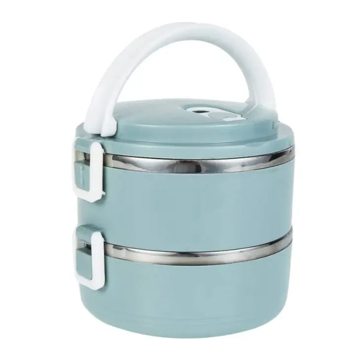 Multi-Layer Stainless Steel Hot Lunch Box - Insulated Tiffin for Kids & Adults