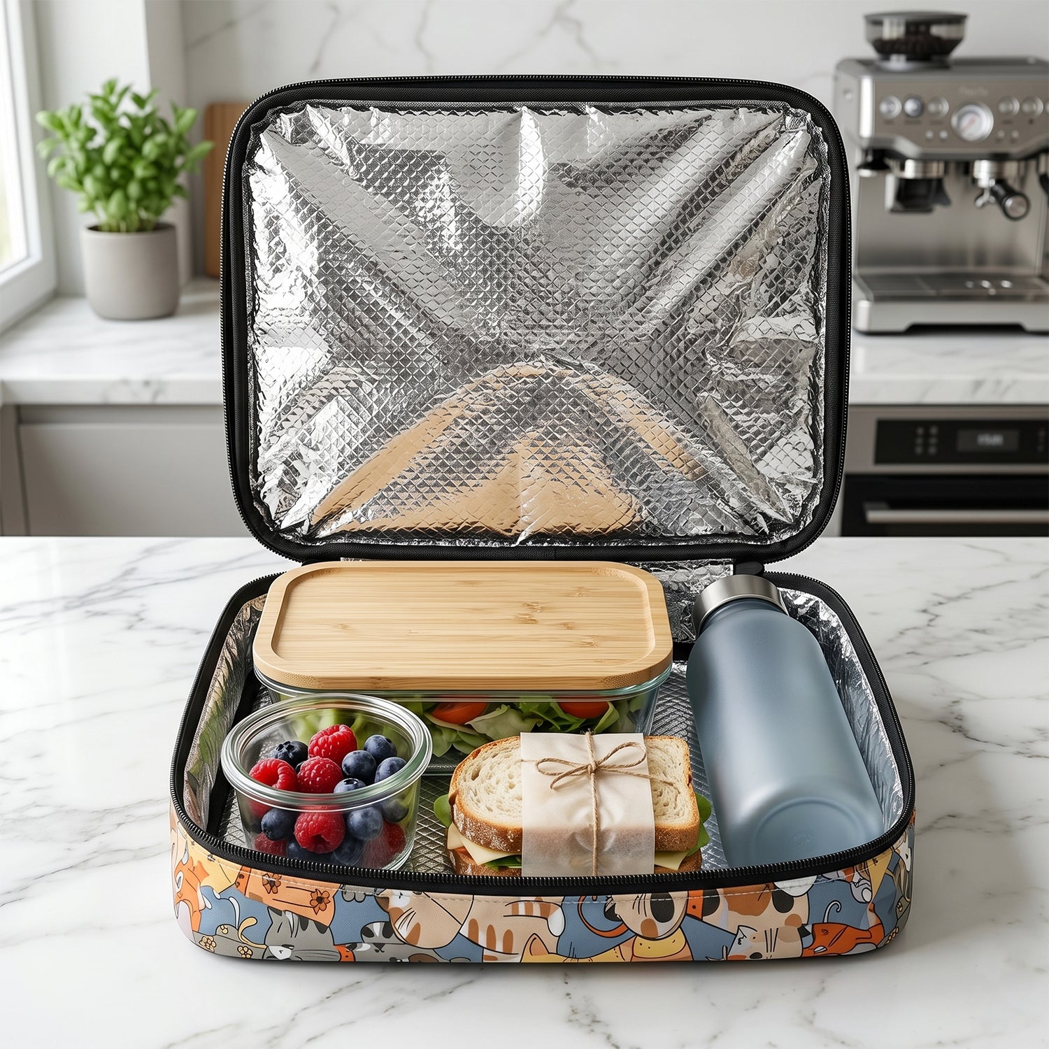 Wukusy multipurpose travel organizer bag in lightweight design with multiple compartments for secure storage during travel.