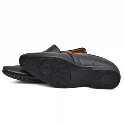 Latest Trendy Men Formal Shoes|Black Moccasin Shoes|Office Shoes For Men's & Boys-MOCCASIN07-BLK