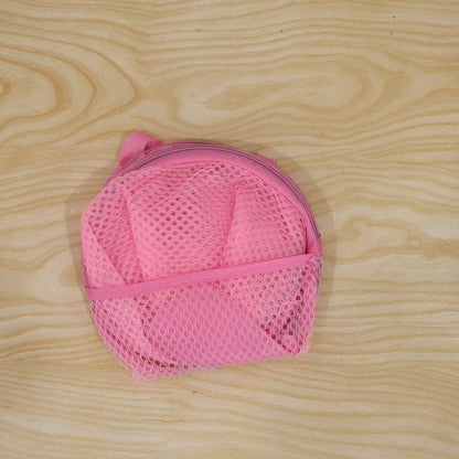 Foldable Mesh Laundry Basket Lightweight Clothes Hamper (1pc 32x32x58cm)