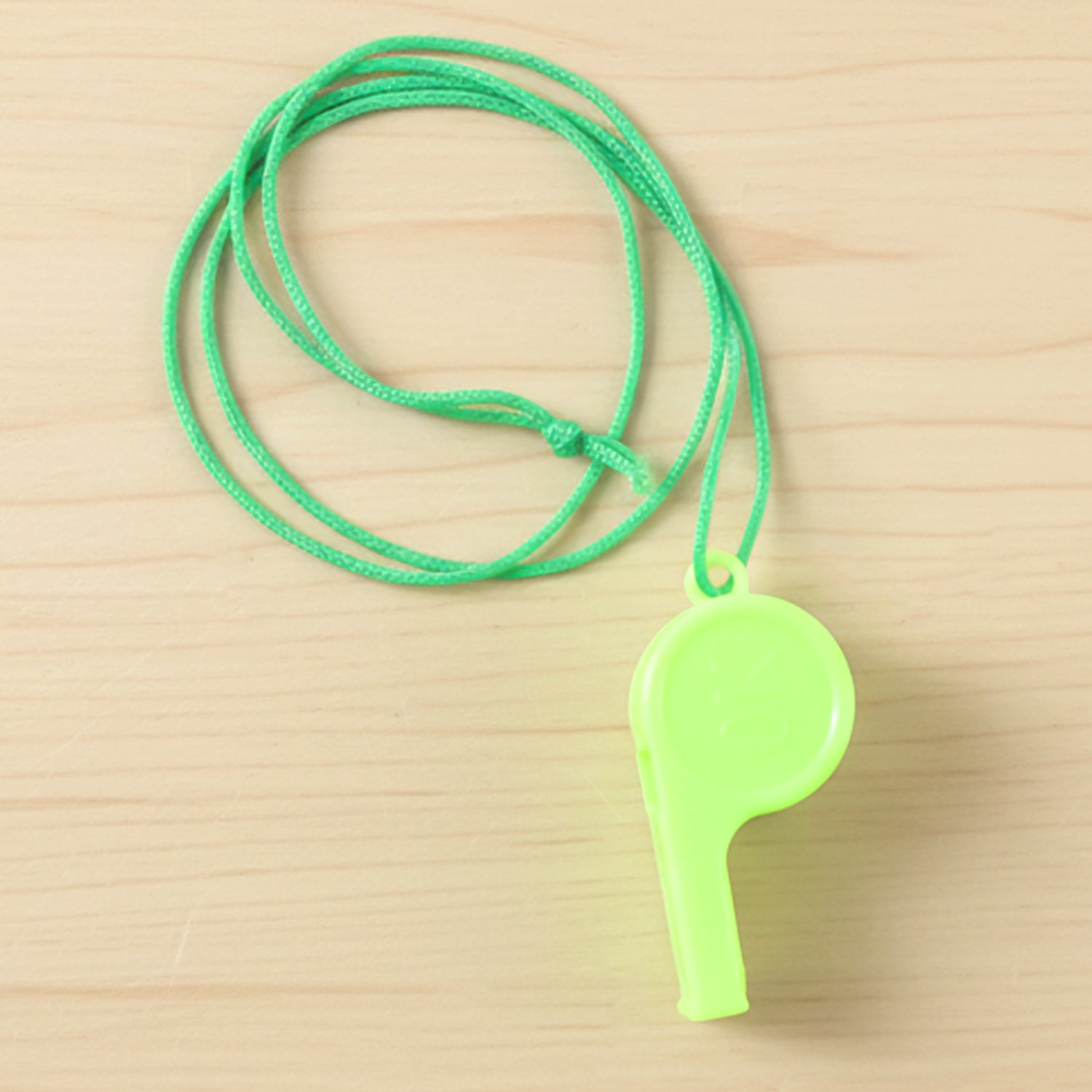 Plastic Sports Whistle With Neck Lanyard Loud Safety Whistle (1 Pc Mix Color)