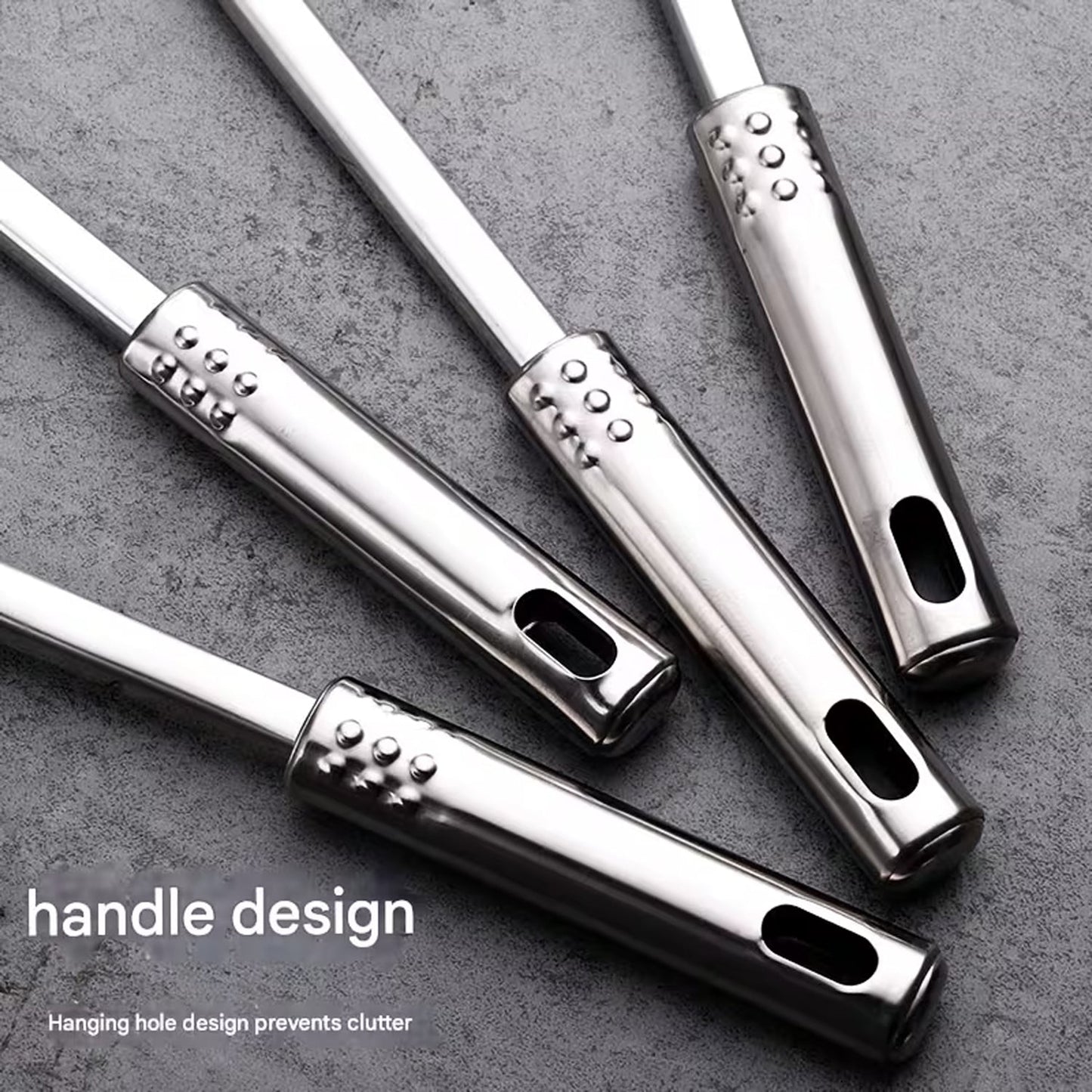 5-in-1 Stainless Steel Kitchenware Tool Set With Serving Spoons And Kitchen Knife