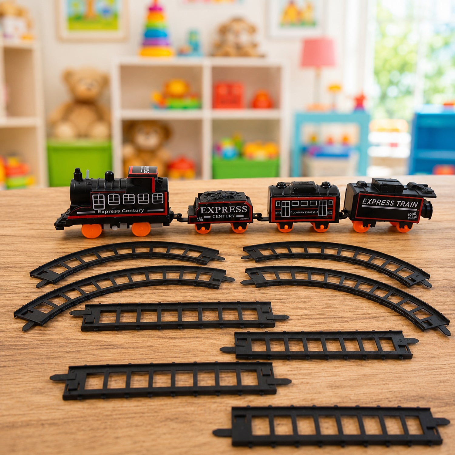 Battery Opera Express Train Track Play Set With Lights  Sounds (1 Set)