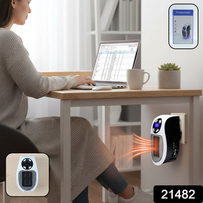 Portable Electric Plug-in Room Heater (1 Pc)