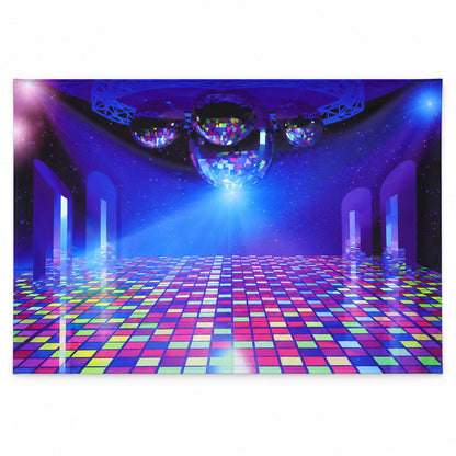 Disco Dance Floor Print Backdrop Curtain For Birthday Party Photos (150x100 Cm)