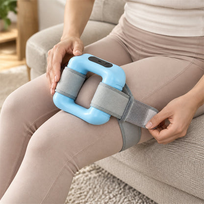 Electric Ring Massager With Soft Adjustable Strap And Usb Cable For Relaxation