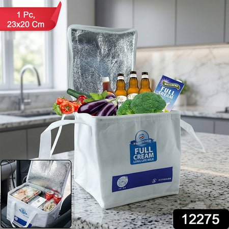 Insulated Thermal Lunch Bag (1 Pc 23x20 Cm)