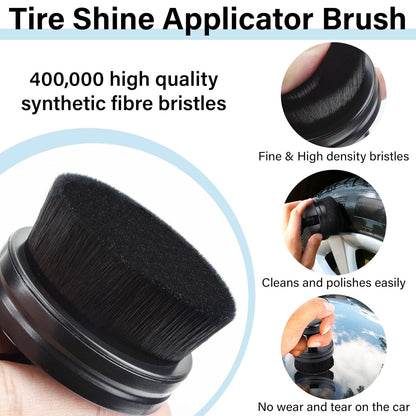 Car Multipurpose Cleaning Brush For Tyre Dashboard And Interior Detailing (1 Pc)