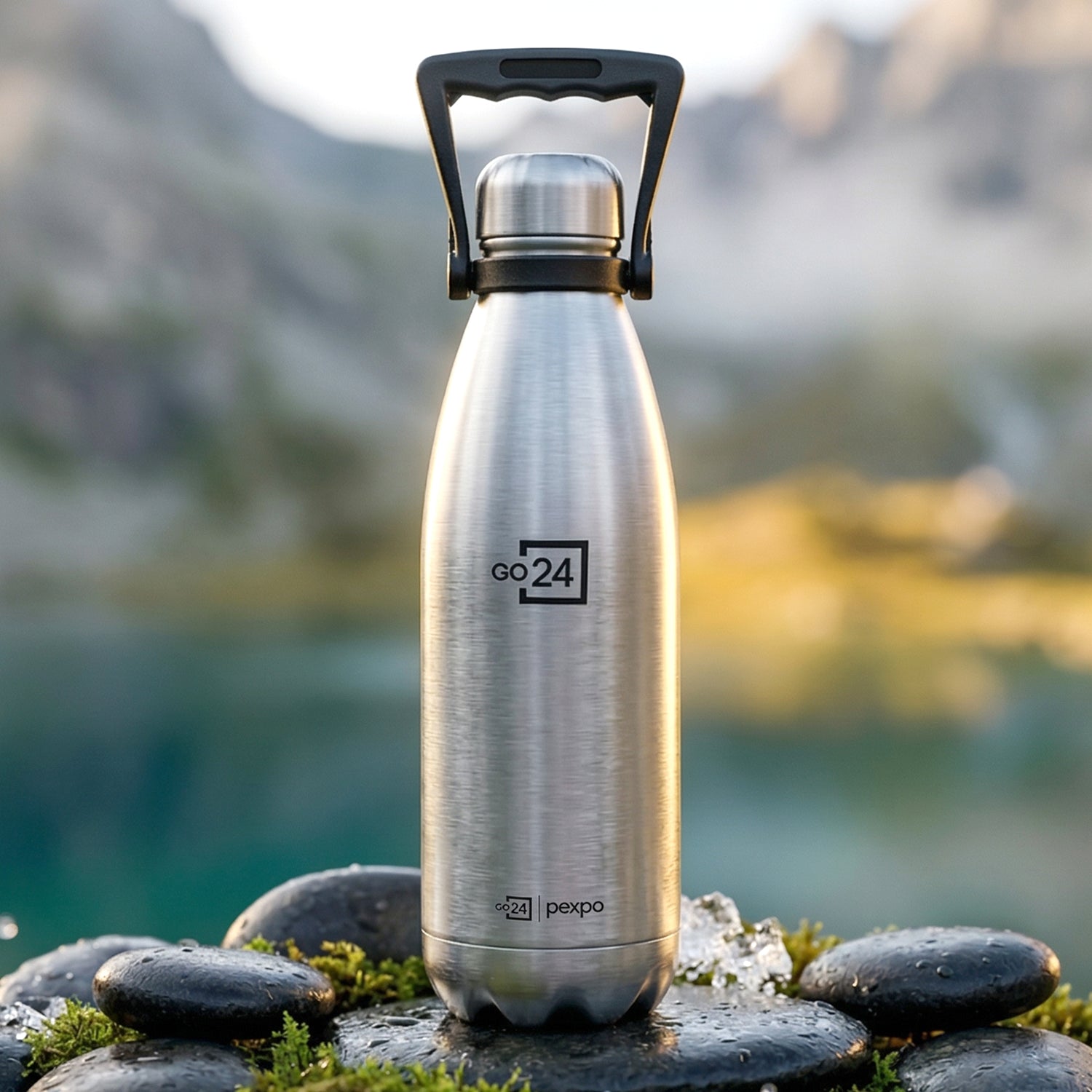 Pexpo Echo Vacuum Insulated Hot  Cold Stainless Steel Water Bottle 1500 Ml