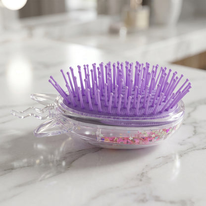 Cute Unicorn Theme Magic Floating Glitter Hair Comb (1 Pc)