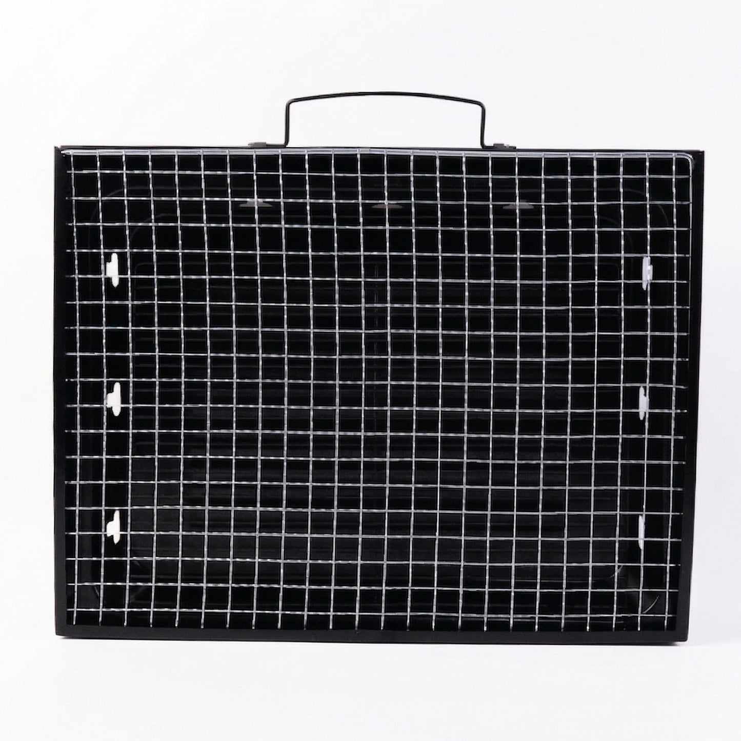 Portable Foldable Charcoal Bbq Grill With Grilling Mesh (1 Pc 36x27 Cm)