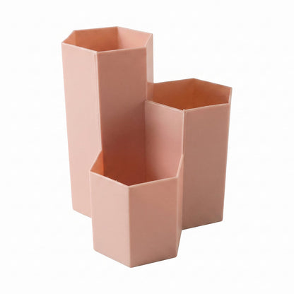Plastic Multi Compartment Desktop Organizer Box For Pen And Stationery (1 Pc)