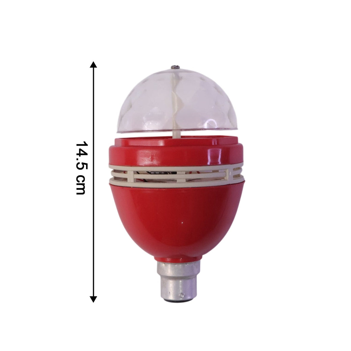 Multicolour Rotating Led Disco Light Bulb For Party Festival And Events (1 Pc)