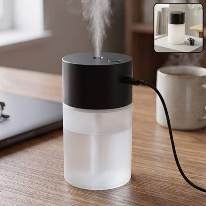 Portable Mini Usb Air Humidifier For Home Office Bedroom Car And Desk Use (1 Pc)