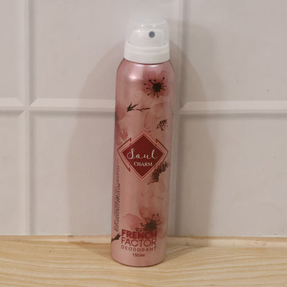 French Factor Soul Charm Deodorant Body Spray (1 Pc 150 Ml)