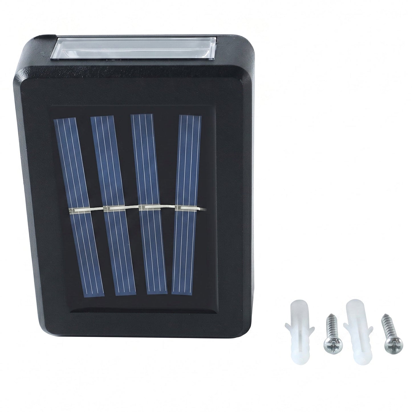 Sensor Solar Led Wall Light Up Down Beam Outdoor Garden Lamp (1 Pc)