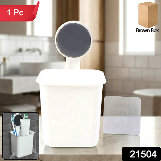 Wall-mounted Toothbrush  Bathroom Storage Organizer (1 Pc)
