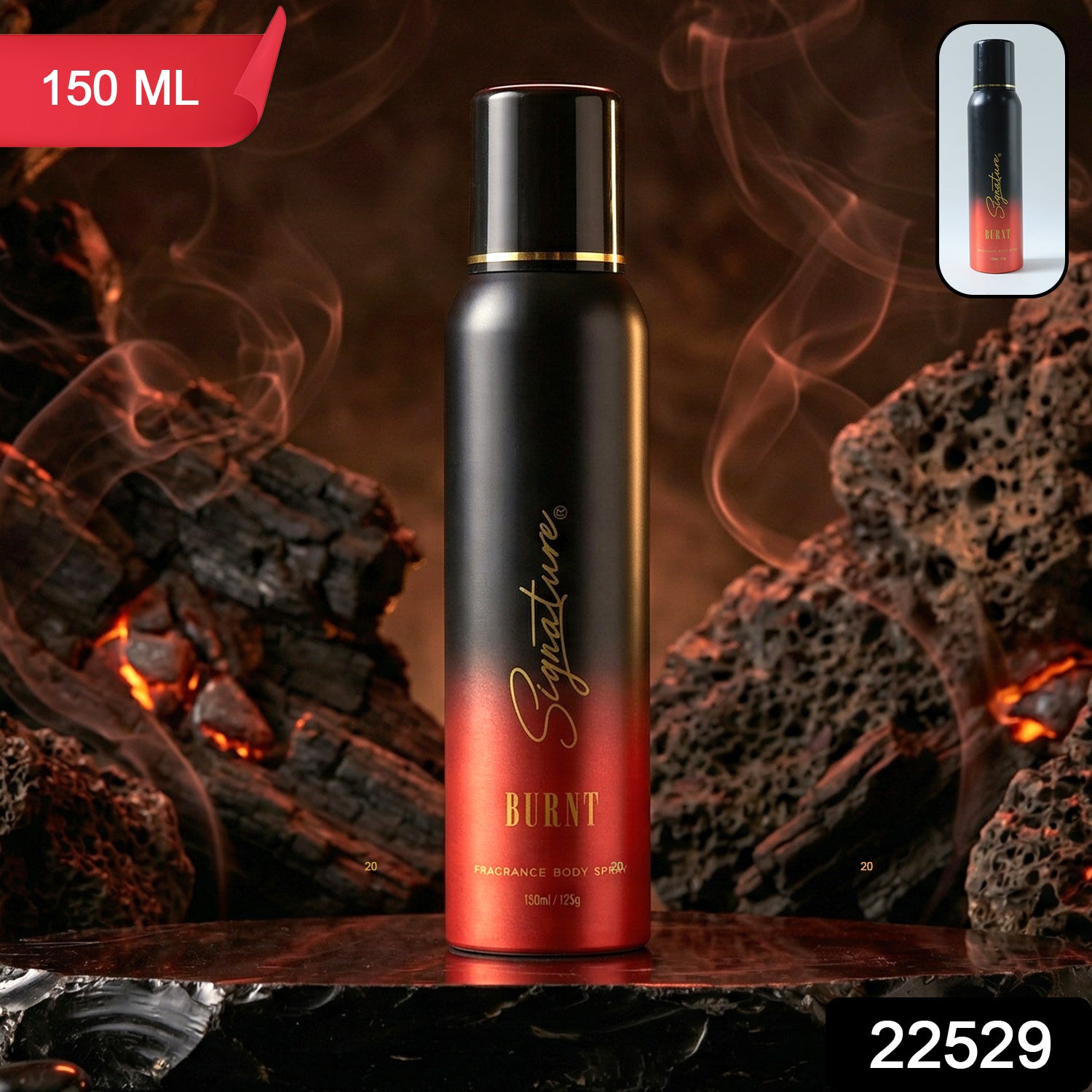Signature Premium Burnt Fragrance Body Spray For Men 150 Ml