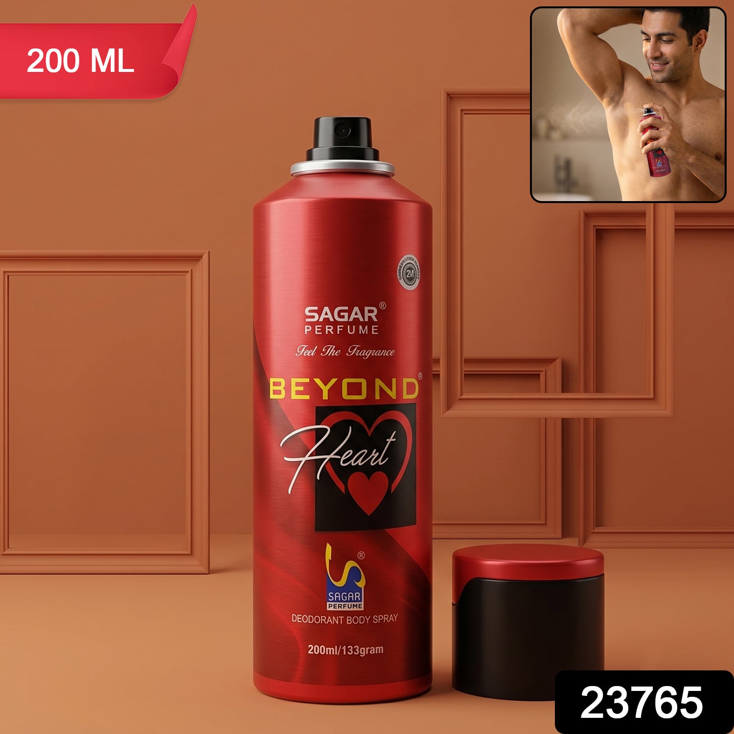 Sagar Beyond Heart Perfume Body Spray Deodorant For Men (200 Ml)