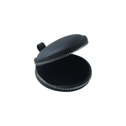 Compact Hard Shell Earphone Carrying Case With Zipper Closure (1 Pc)