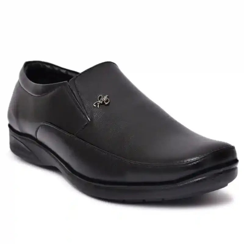 Latest Trendy Men Formal Shoes|Black Moccasin Shoes|Office Shoes For Men's & Boys-MOCCASIN05-BLK