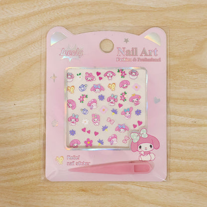 Cute Cartoon Nail Art Sticker Set (1 Set)