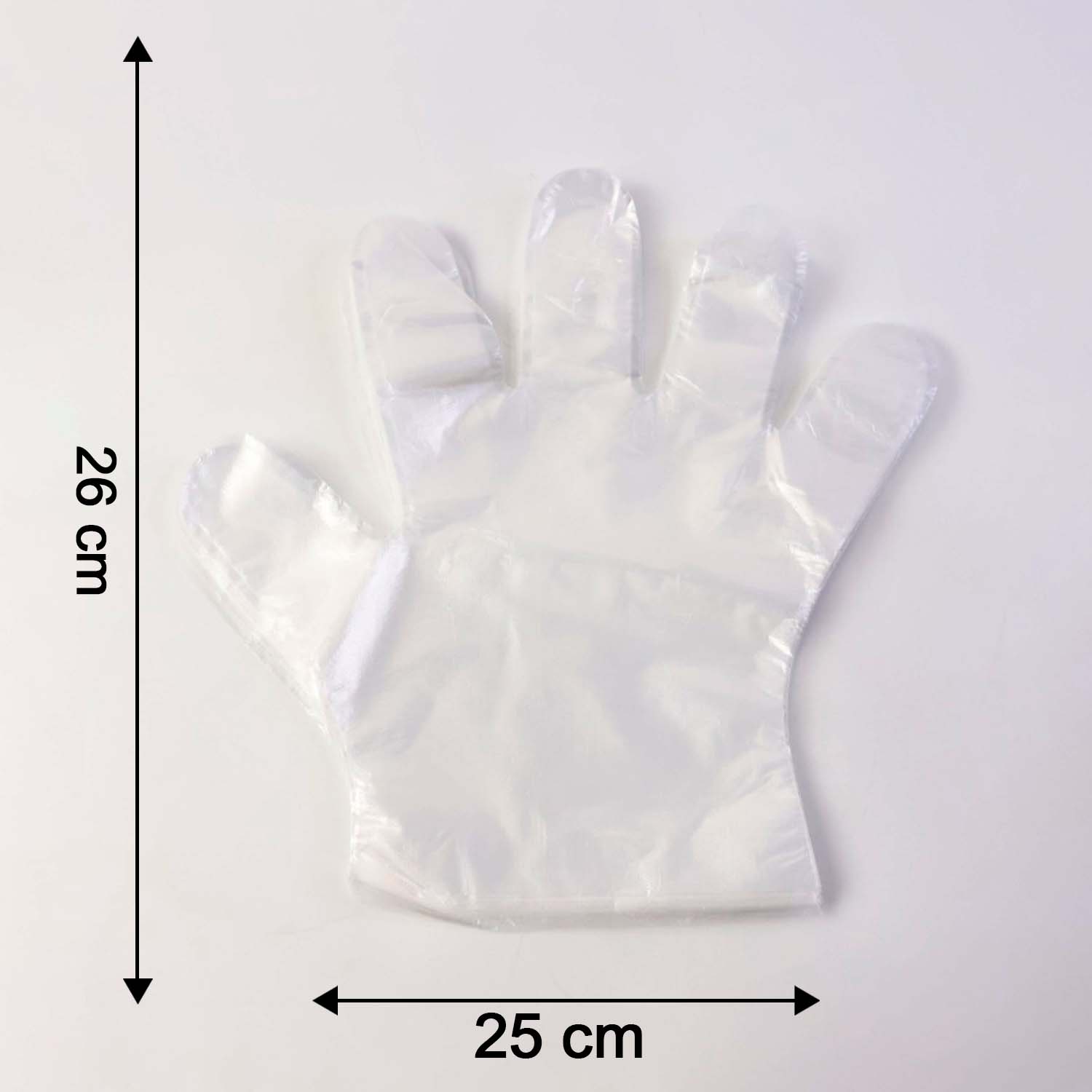 Disposable Clear Gloves 50 Pc Pack