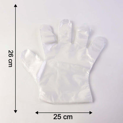 Disposable Clear Gloves 50 Pc Pack