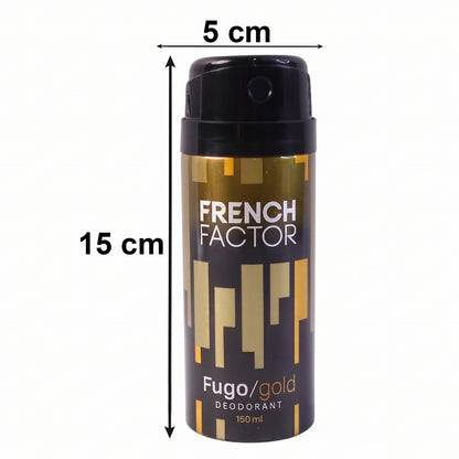 French Factor Fugo Gold Deodorant Body Spray (1 Pc 150 Ml)