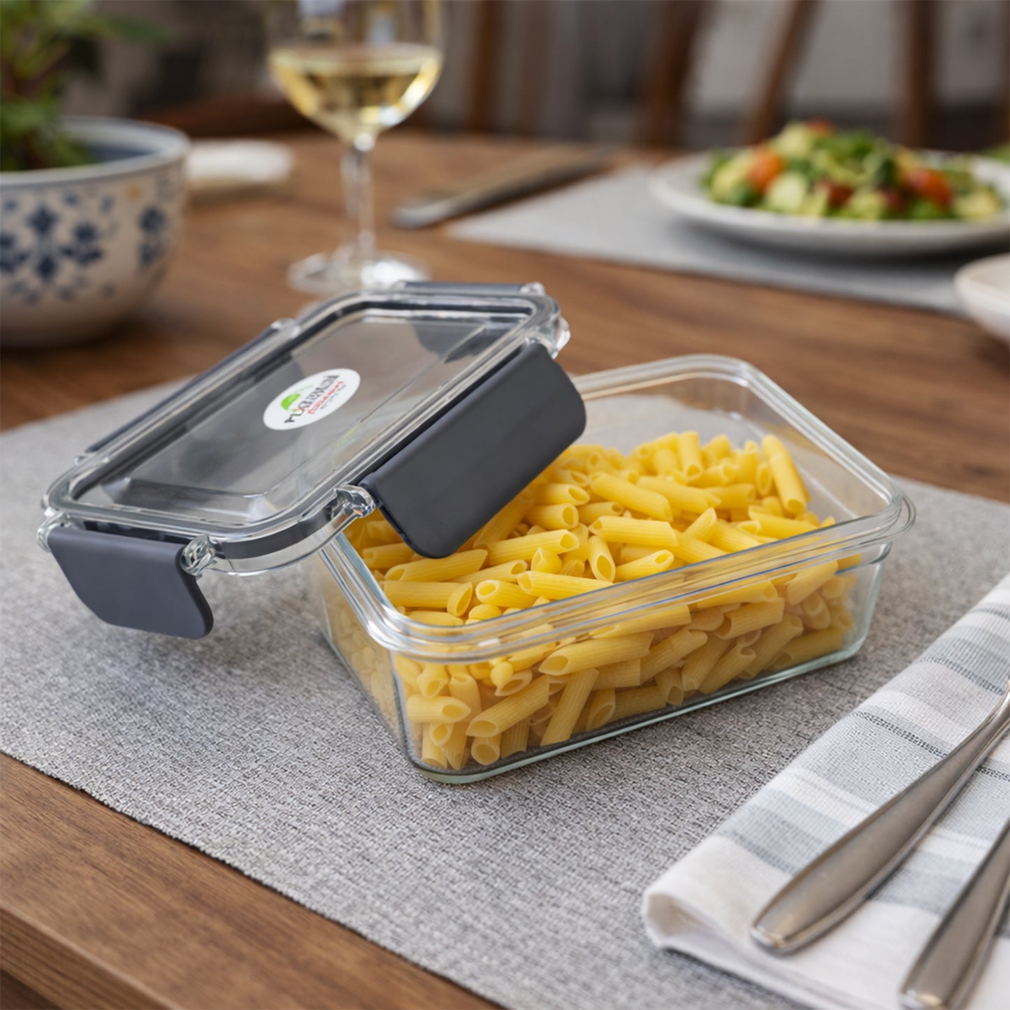 Airtight Sealed Food Storage Container Set (2 Pc Set 350 Ml Approx)