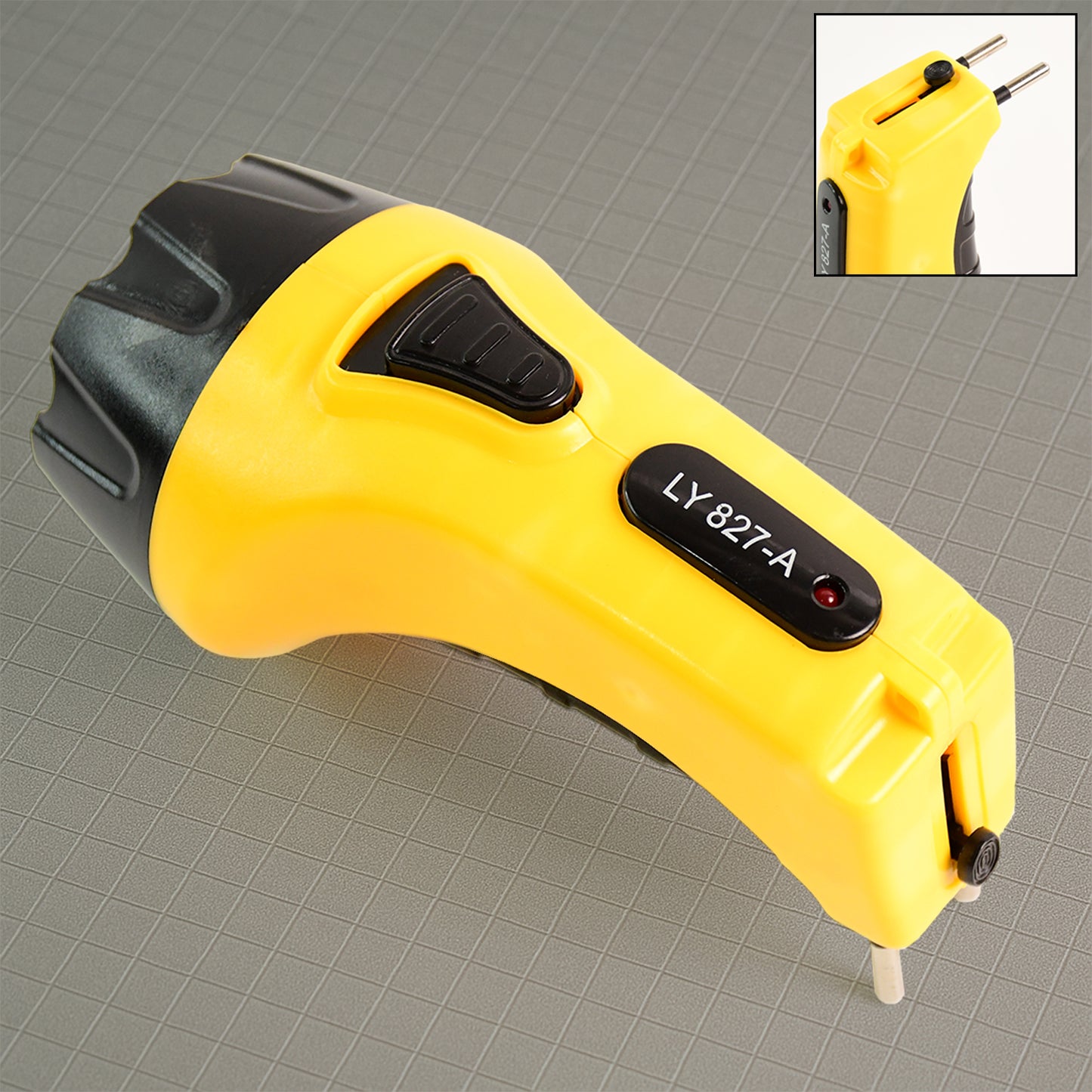 Rechargeable Led Torch Flashlight  High-power Handheld Emergency Light With Built-in Plug