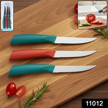 Multipurpose Stainless Steel Fruit Knife Set Of 3