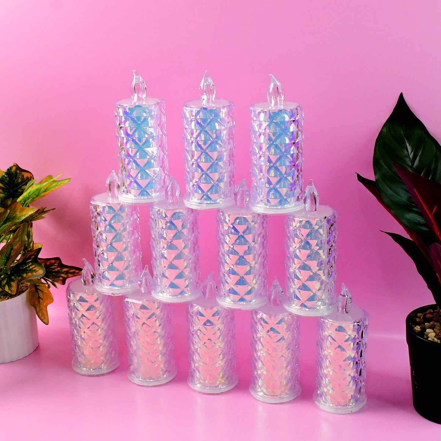 Smokeless Led Candles (12 Pc)